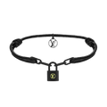Louis Silver Lockit Titanium Bracelet