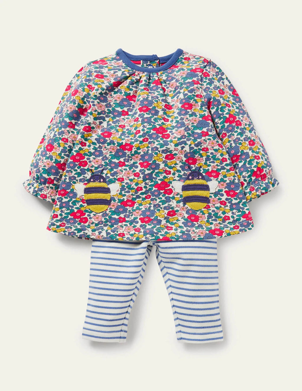 Baby Boden Supersoft Play Set in Multi Sky Apple Blossom