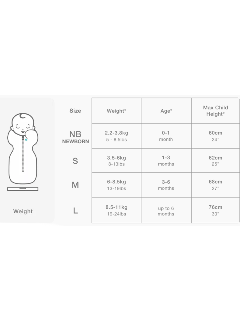 Love To Dream Swaddle Up Lite, 0.2 Tog (3.5-6kg) Light Blue