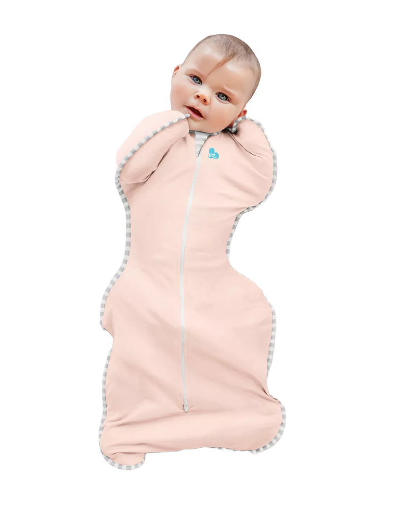 Love To Dream Swaddle Up Lite, 0.2 Tog (3.5-6kg) Light Pink