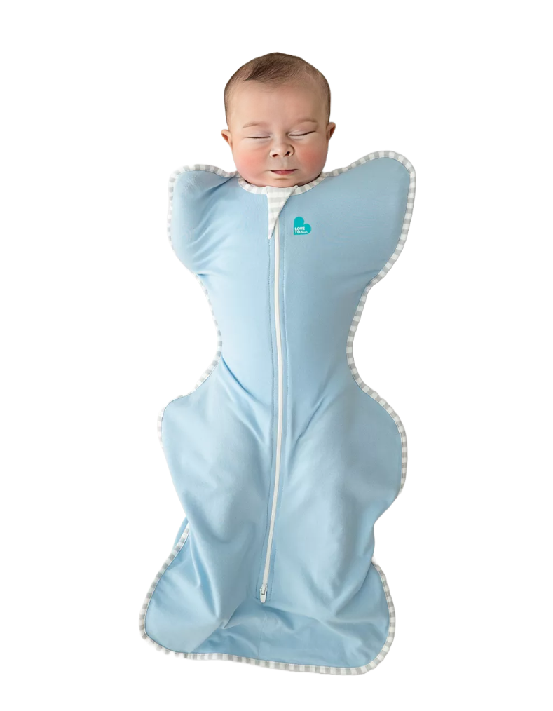 Love To Dream Swaddle Up Lite, 0.2 Tog (3.5-6kg) Light Blue