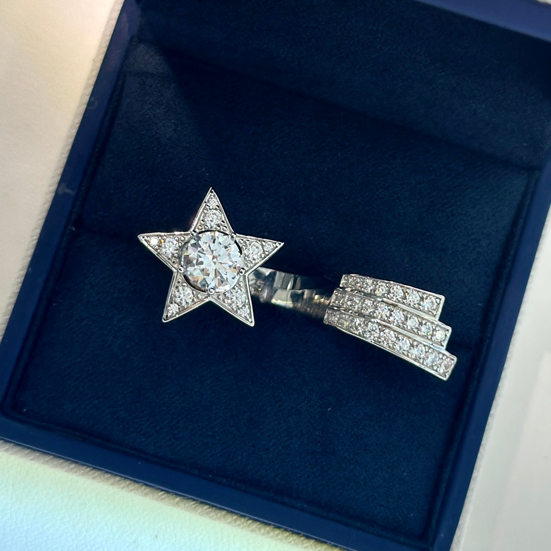 18K  Chanel Comete Diamonds Ring