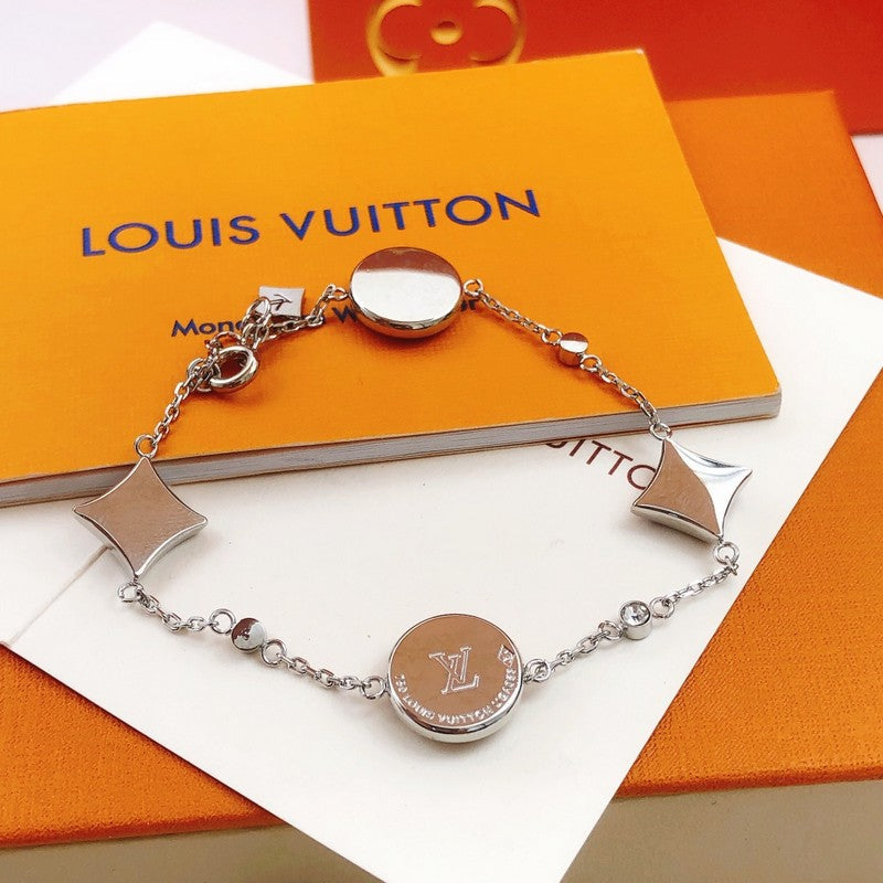 18K Louis Vuitton Blossom Red Flower Bracelet